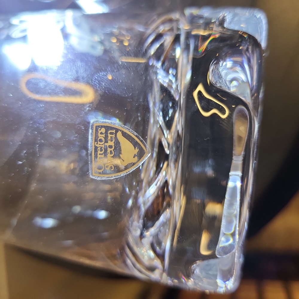 Orrefors Erik 12 oz. Whiskey Double Old Fashioned Glass, Set of 4 Rare - Picture 11 of 14